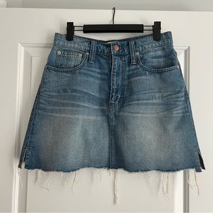 Madewell denim skirt, 27